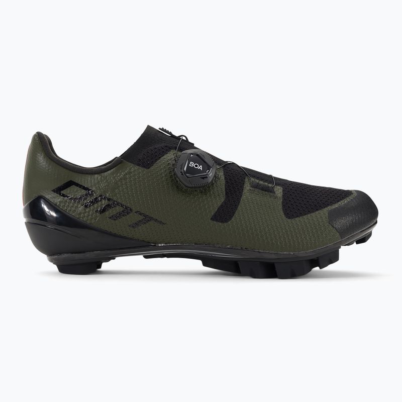 Scarpe da ciclismo MTB da uomo DMT KM3 verde/nero 2
