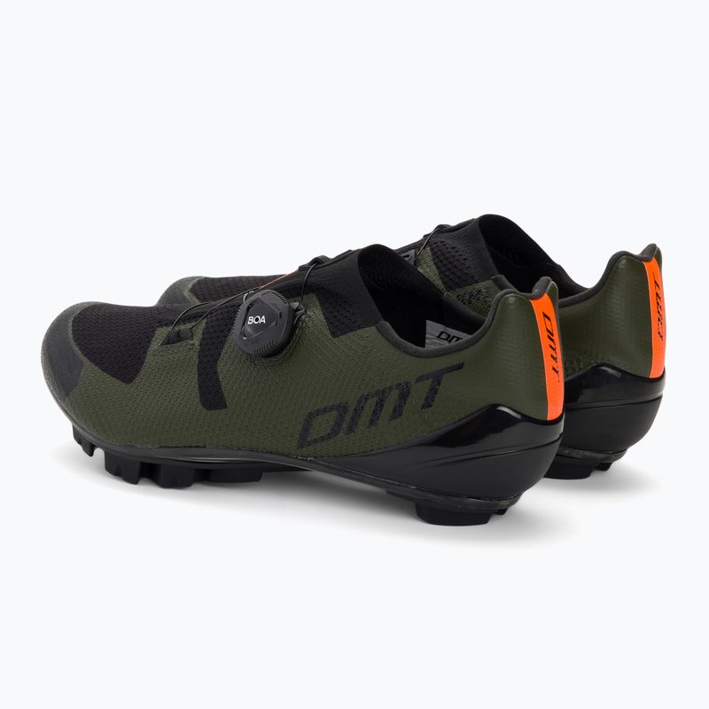 Scarpe da ciclismo MTB da uomo DMT KM3 verde/nero 3