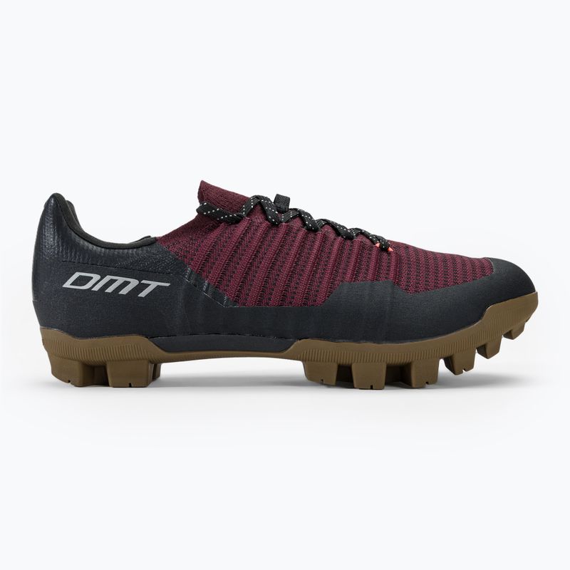 Scarpe da ciclismo MTB da uomo DMT GK1 nero/bordeaux 2