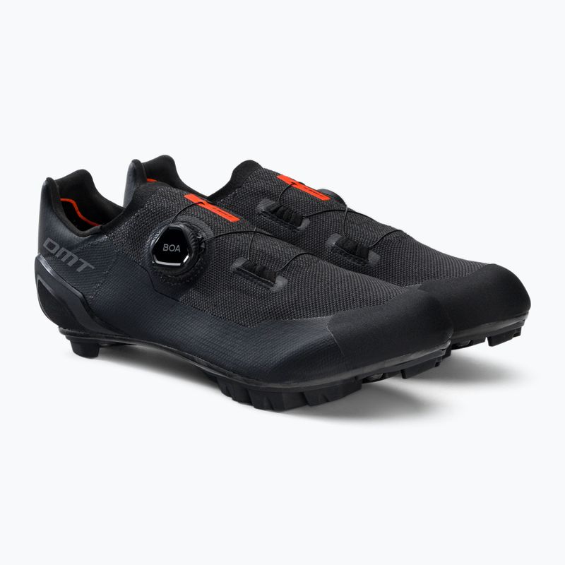 Scarpe da ciclismo MTB da uomo DMT KM30 nero/nero 4