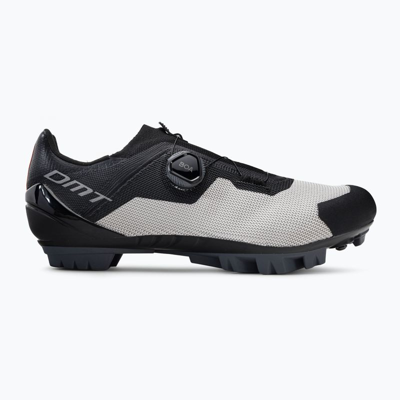 Scarpe da ciclismo MTB da uomo DMT KM4 nero/argento 2