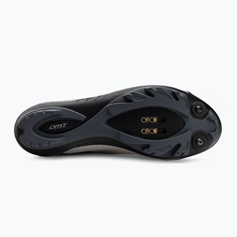 Scarpe da ciclismo MTB da uomo DMT KM4 nero/argento 5