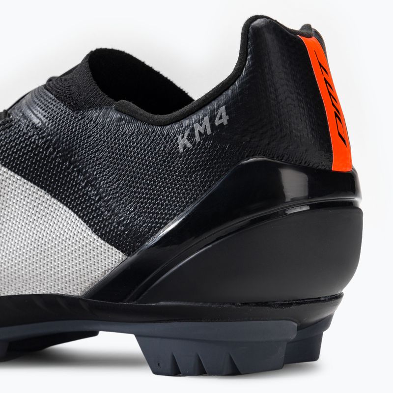 Scarpe da ciclismo MTB da uomo DMT KM4 nero/argento 9