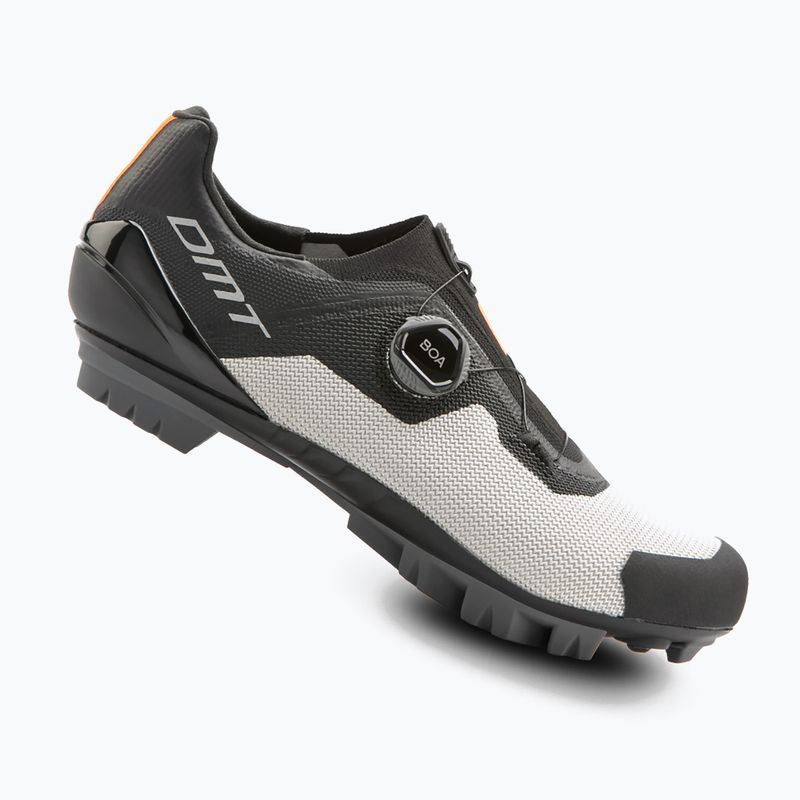 Scarpe da ciclismo MTB da uomo DMT KM4 nero/argento 10