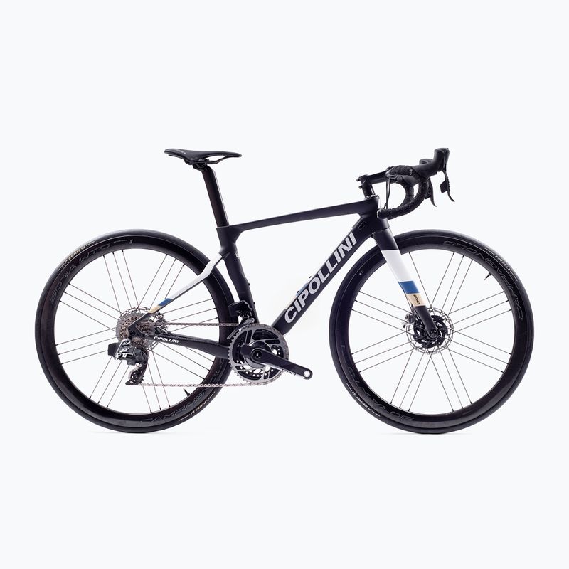 Bici da corsa Cipollini BOND2 DB 22-RED AXS-BORA WTO 45-SUPERZERO CARB carbonio bianco/blu beige opaco