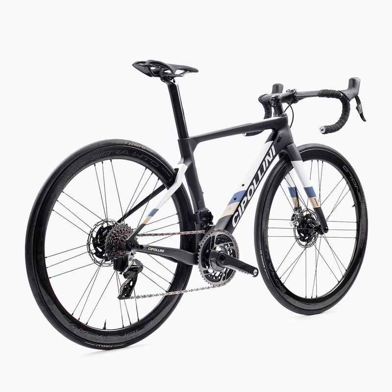 Bici da corsa Cipollini BOND2 DB 22-RED AXS-BORA WTO 45-SUPERZERO CARB carbonio bianco/blu beige opaco 3