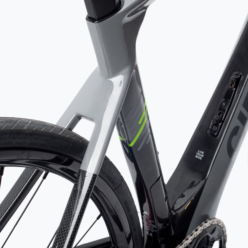 Bici da corsa Cipollini FLUSSO DISC BRAKE SRAM RIVAL AXS greynardo carbon shiny 9