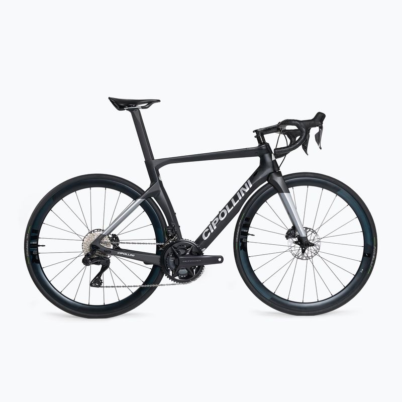 Bicicletta da corsa Cipollini NK1K DB 22-ULTEGRA 8150-AIRBEAT 400DB-ZERO2 nero/carbonio antracite opaco