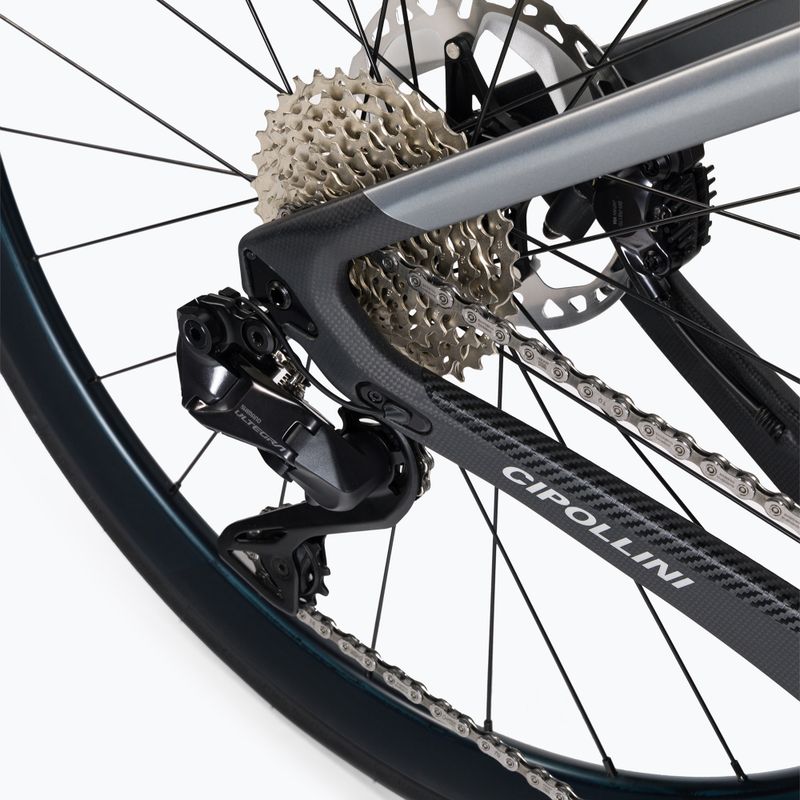 Bicicletta da corsa Cipollini NK1K DB 22-ULTEGRA 8150-AIRBEAT 400DB-ZERO2 nero/carbonio antracite opaco 12