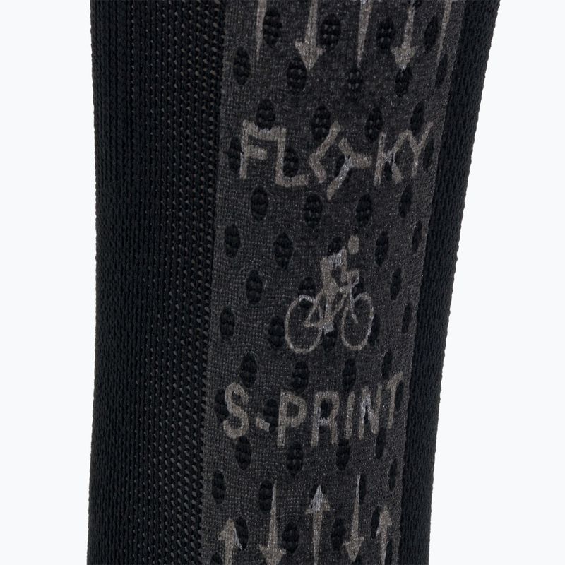 Calze da ciclismo DMT S-Sprint Biomechanic nero/bianco 4