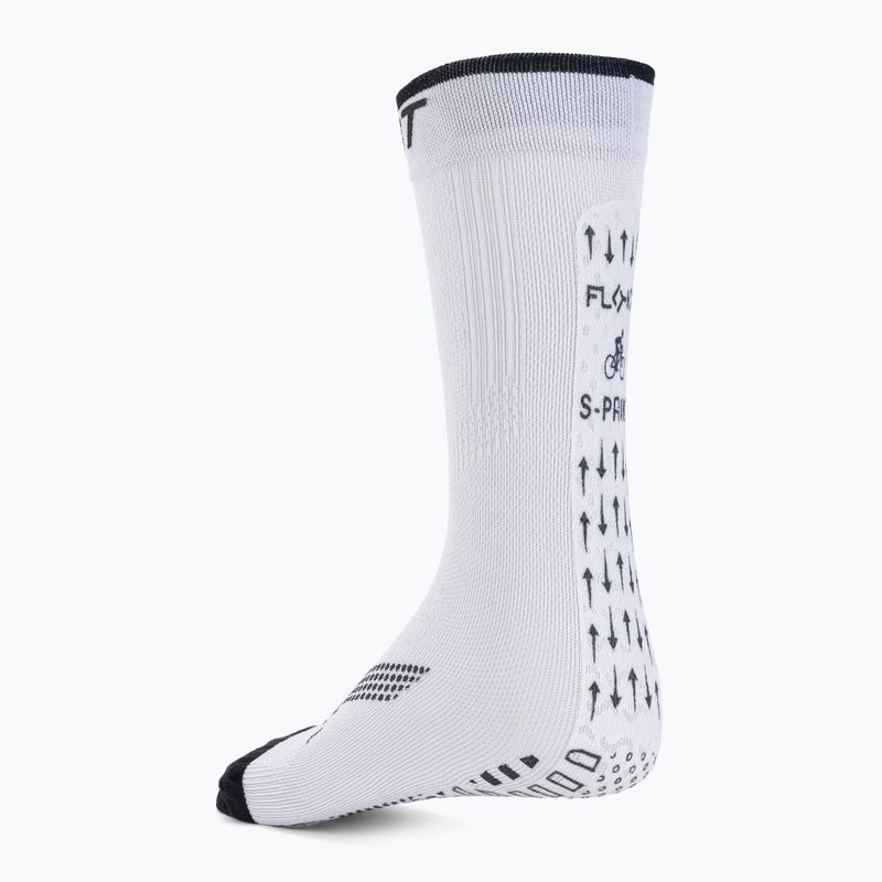 DMT S-Sprint Calze da bici biomeccaniche bianco/nero 3