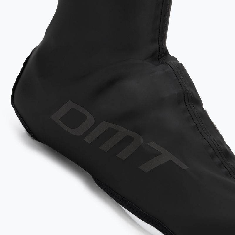 DMT Rain Race protezioni per scarpe da ciclismo riflettenti nero/nero 2