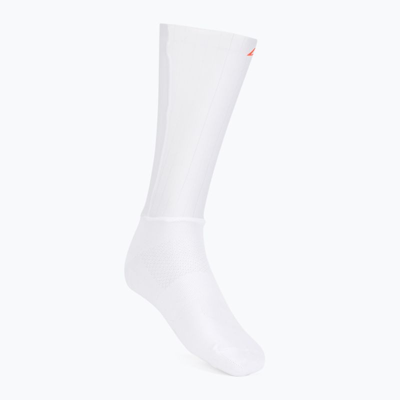 DMT Aero Race calzini da ciclismo bianco/arancio
