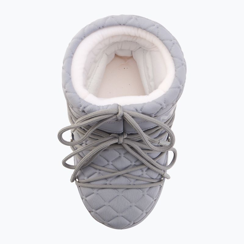 Donna Moon Boot Icon Low Quilt grigio stivali da neve 5
