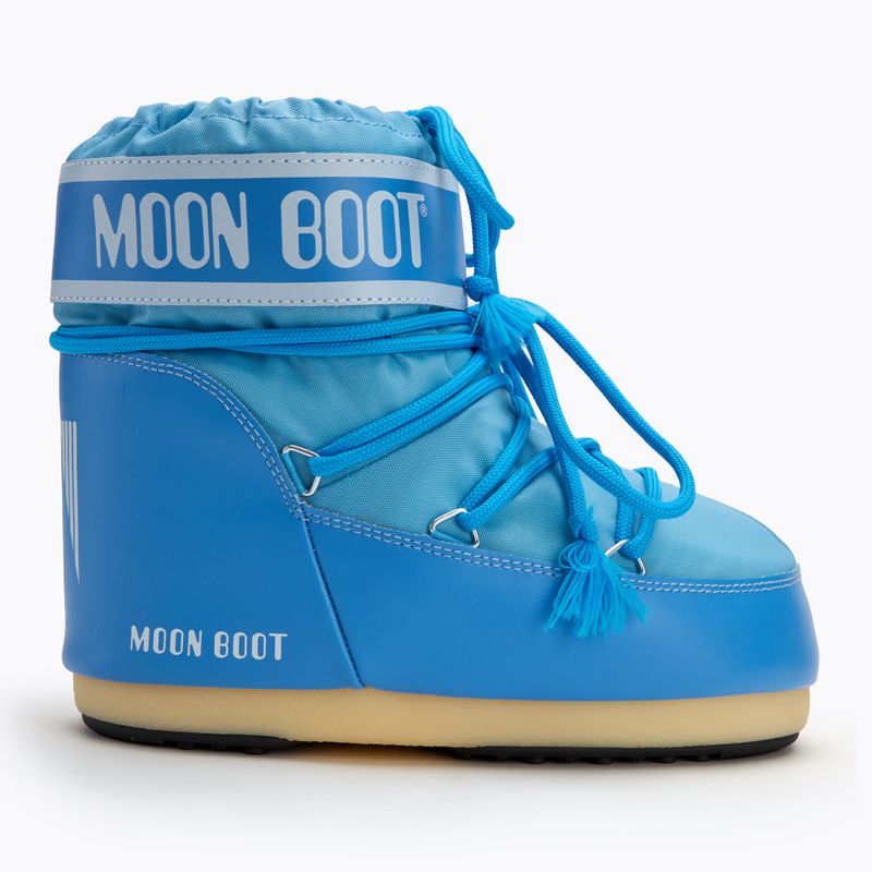 Donna Moon Boot Icon Low Nylon stivali da neve blu alaska 2