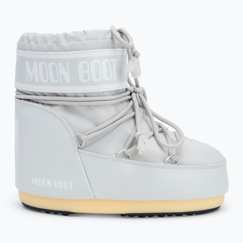 Stivali da neve donna Moon Boot Icon Low Nylon grigio ghiacciaio 2