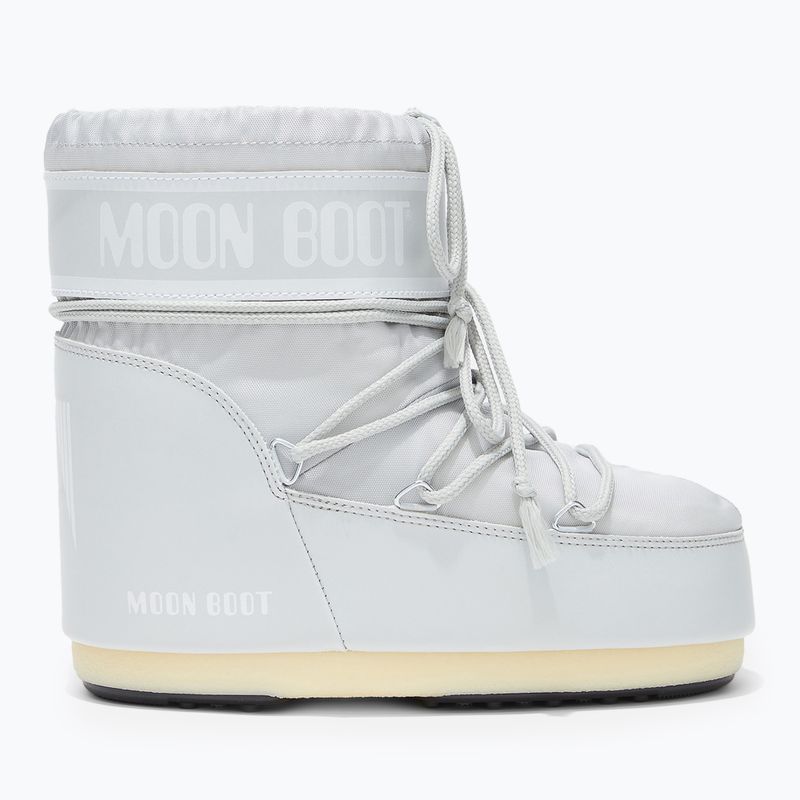 Stivali da neve donna Moon Boot Icon Low Nylon grigio ghiacciaio