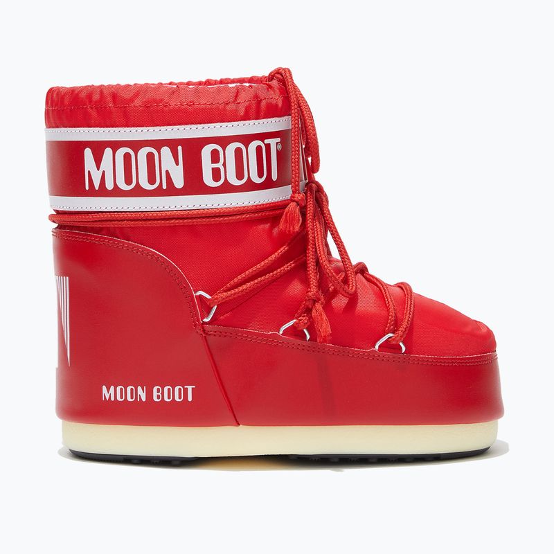 Moon Boot stivali da neve da donna Icon Low Nylon rosso