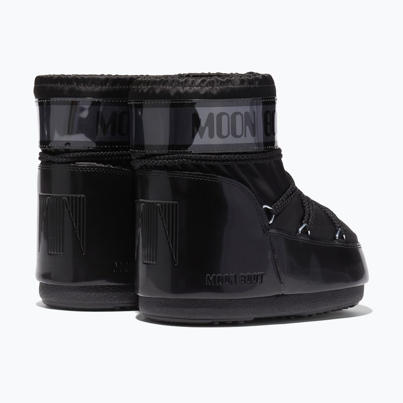 Donna Moon Boot Icon Low Glance stivali da neve nero 9