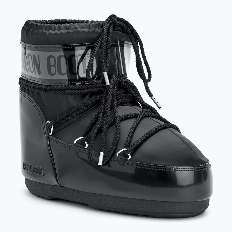 Donna Moon Boot Icon Low Glance stivali da neve nero