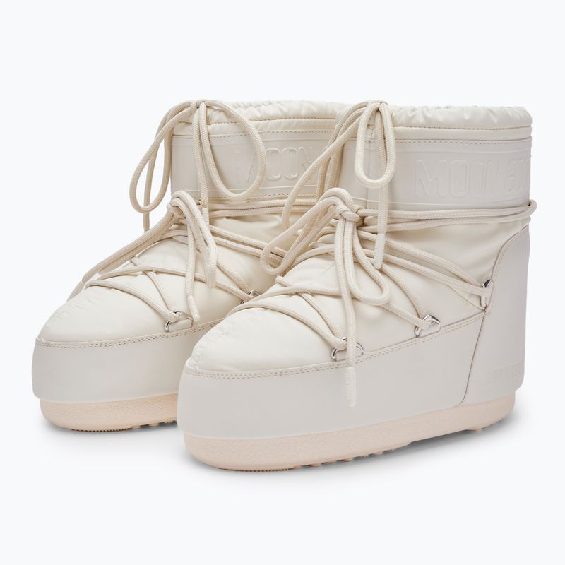 Donna Moon Boot Icon Stivali da neve bassi in gomma crema 9