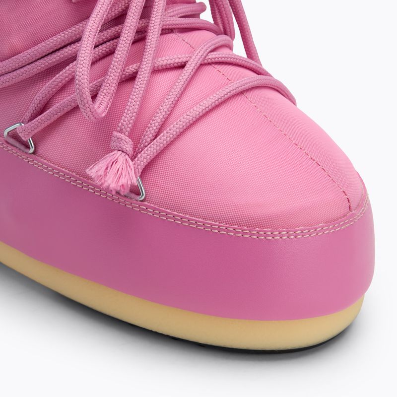 Donna Moon Boot Icon Low Nylon stivali da neve rosa 7