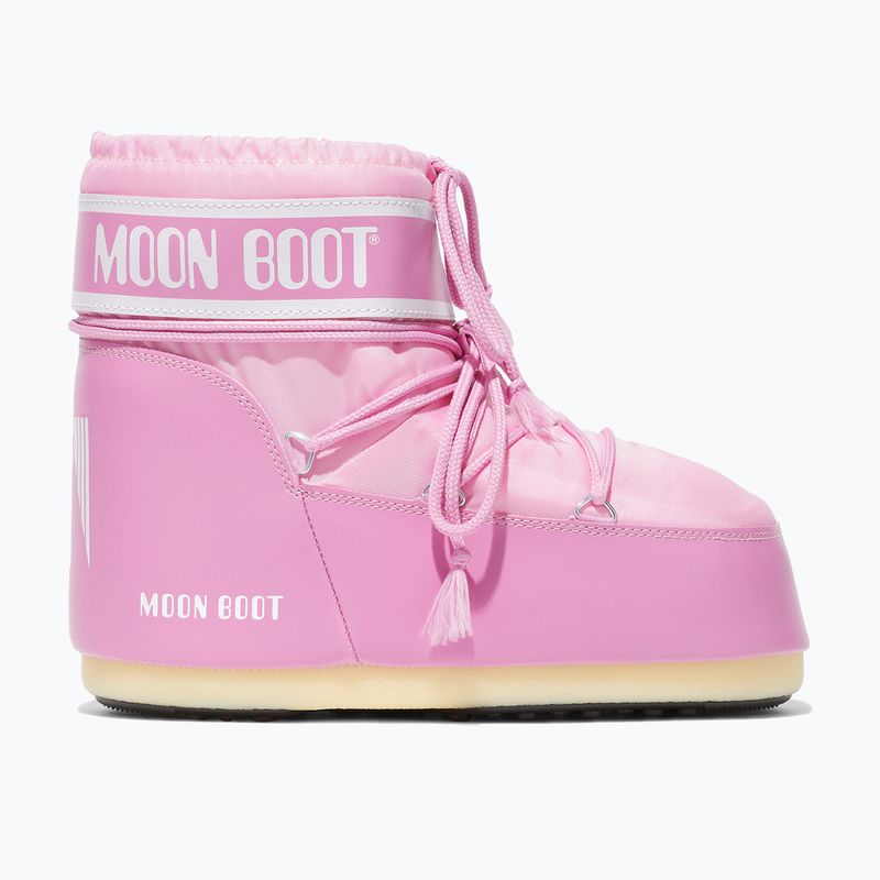 Donna Moon Boot Icon Low Nylon stivali da neve rosa 8