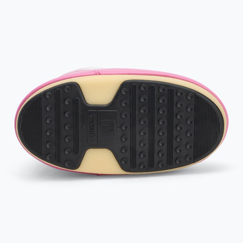 Donna Moon Boot Icon Low Nylon rosa/bianco stivali da neve 4
