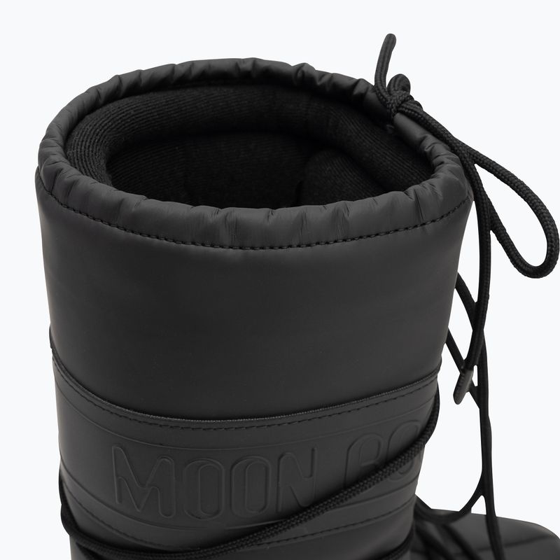 Moon Boot Icon Stivali da neve in gomma nero 6