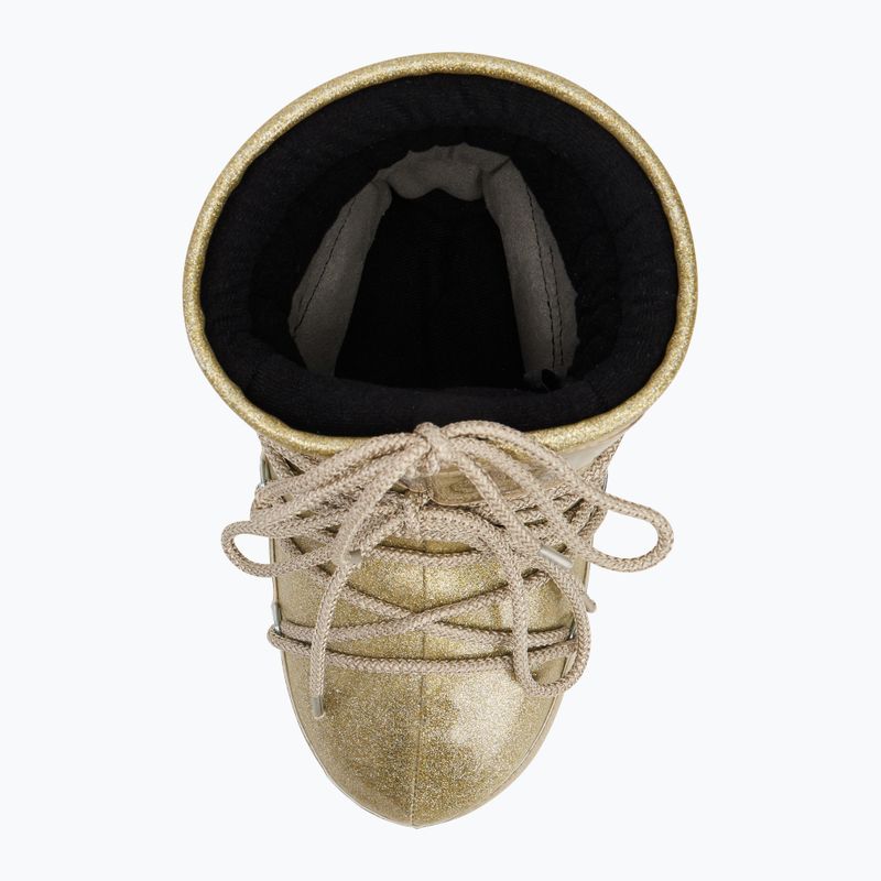 Donna Moon Boot Icon Low Glitter oro stivali da neve 5