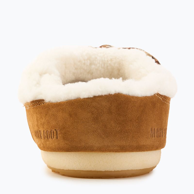 Moon Boot Mule Stivali in shearling whisky/bianco sporco 6