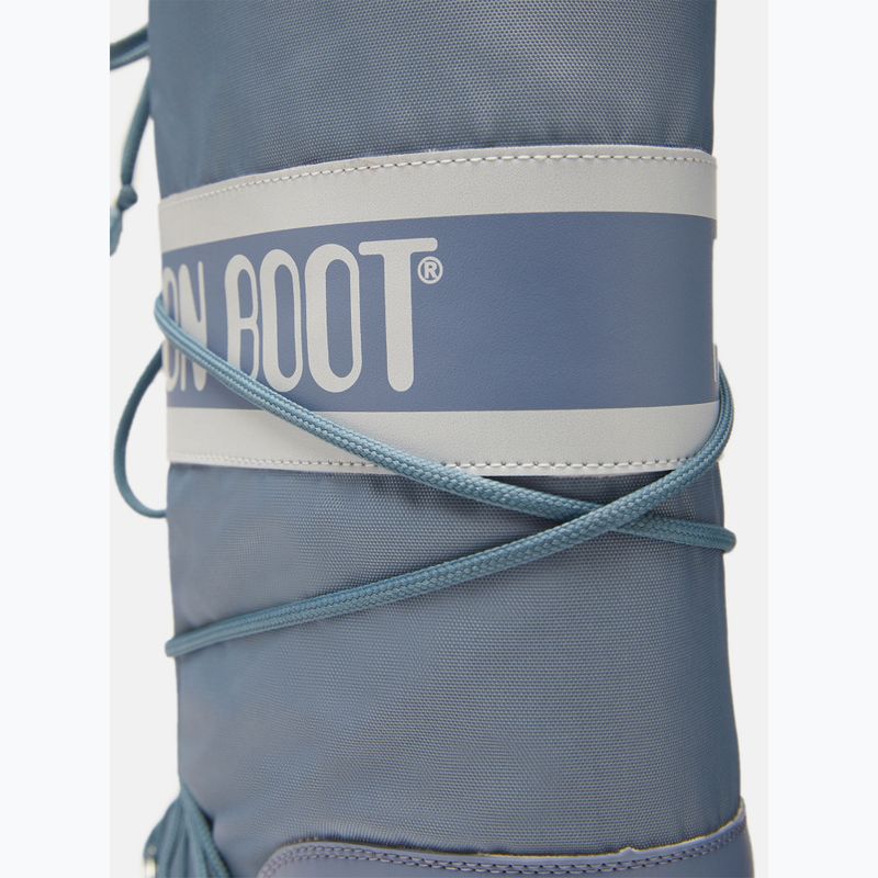 Donna Moon Boot Icon Nylon elefante grigio stivali da neve 11
