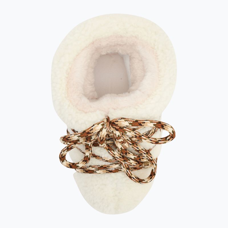 Moon Boot Icon Low Shearling da donna, stivali da neve whisky/bianco sporco 5