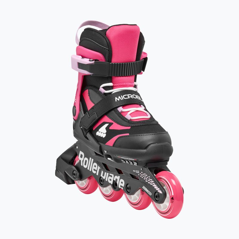 Pattini per bambini con protezioni Rollerblade Microblade Combo Jr black/pink 2