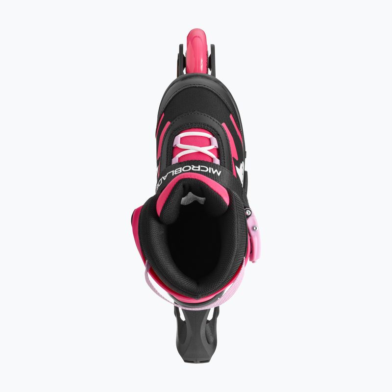 Pattini per bambini con protezioni Rollerblade Microblade Combo Jr black/pink 5