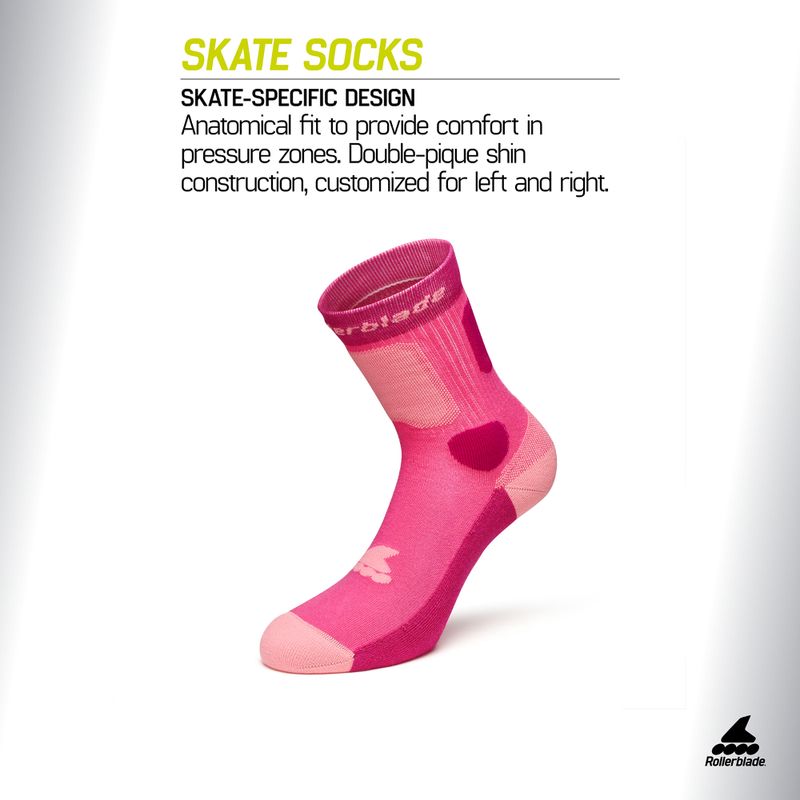Calzini Rollerblade Skate pink 2