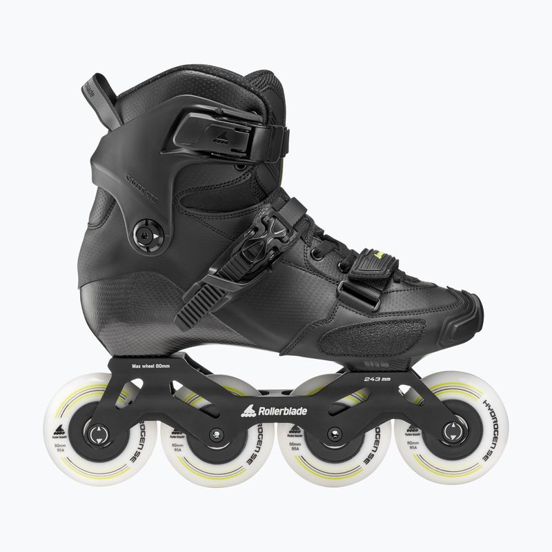Pattini in linea da uomo Rollerblade Crossfire LX black/lime 2
