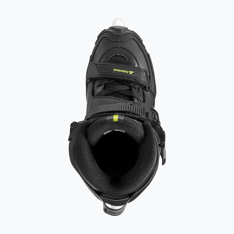Pattini in linea da uomo Rollerblade Crossfire LX black/lime 7