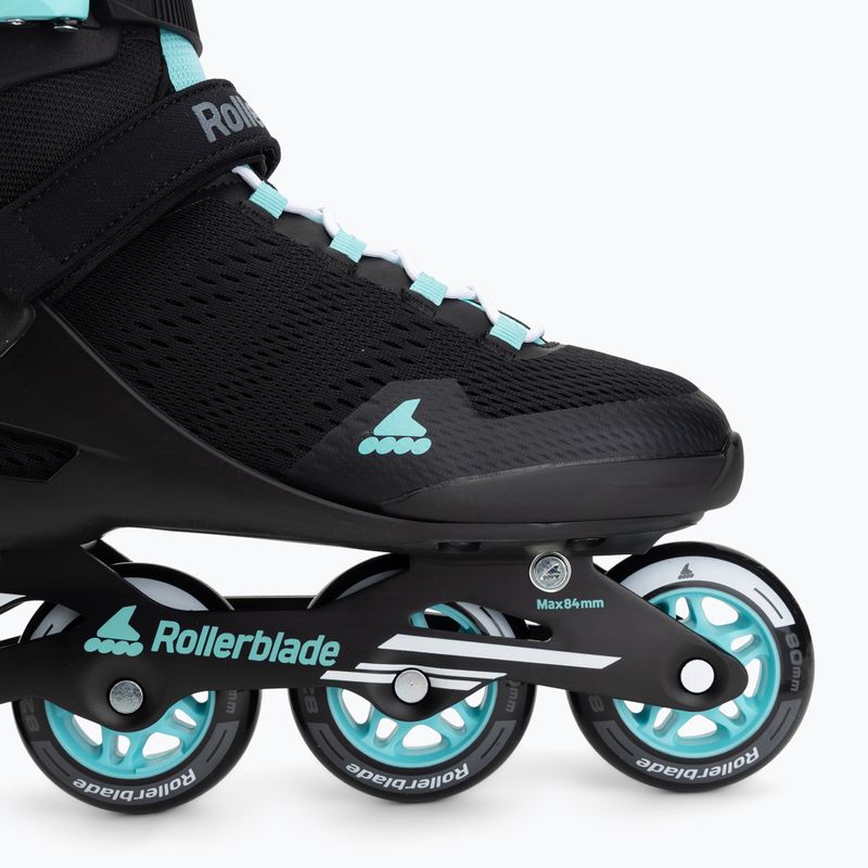 Pattini da donna Rollerblade Sirio 80 W nero/teal blue 7