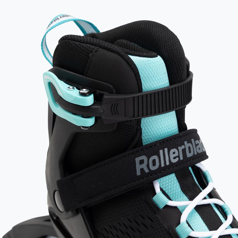 Pattini da donna Rollerblade Sirio 80 W nero/teal blue 8