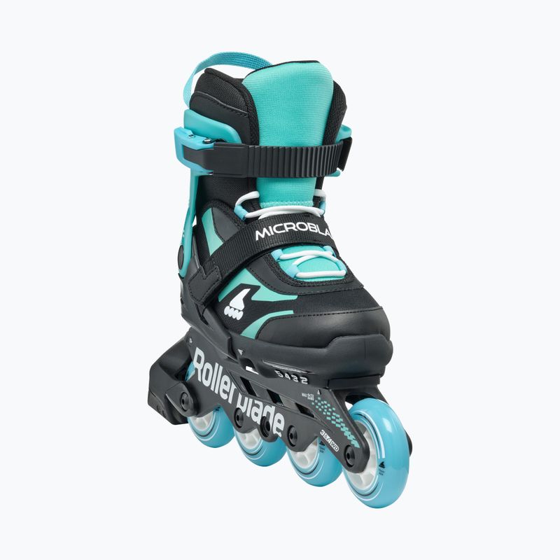 Rollerblade Microblade Jr pattini a rotelle per bambini nero/azzurro 5
