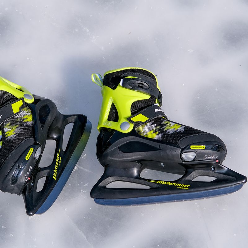 Pattini da ghiaccio per bambini Bladerunner Micro Ice black/lime 14