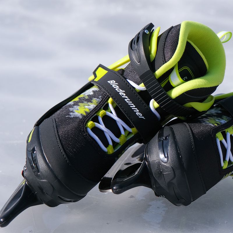 Pattini da ghiaccio per bambini Bladerunner Micro Ice black/lime 15