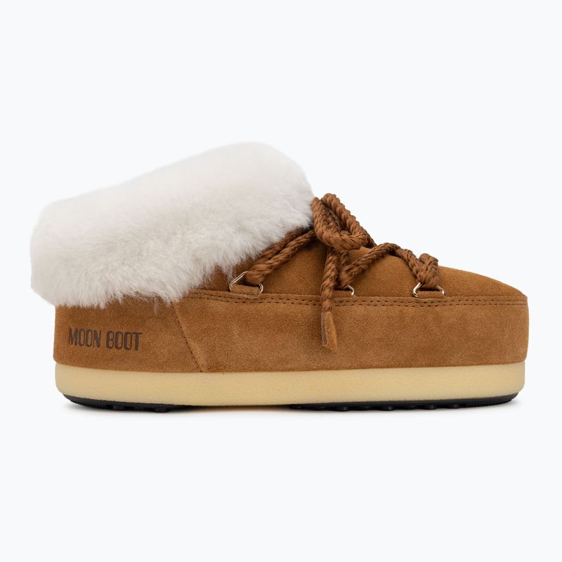 Donna Moon Boot Evx Mule Stivali da neve in pelle scamosciata cognac/naturale 2