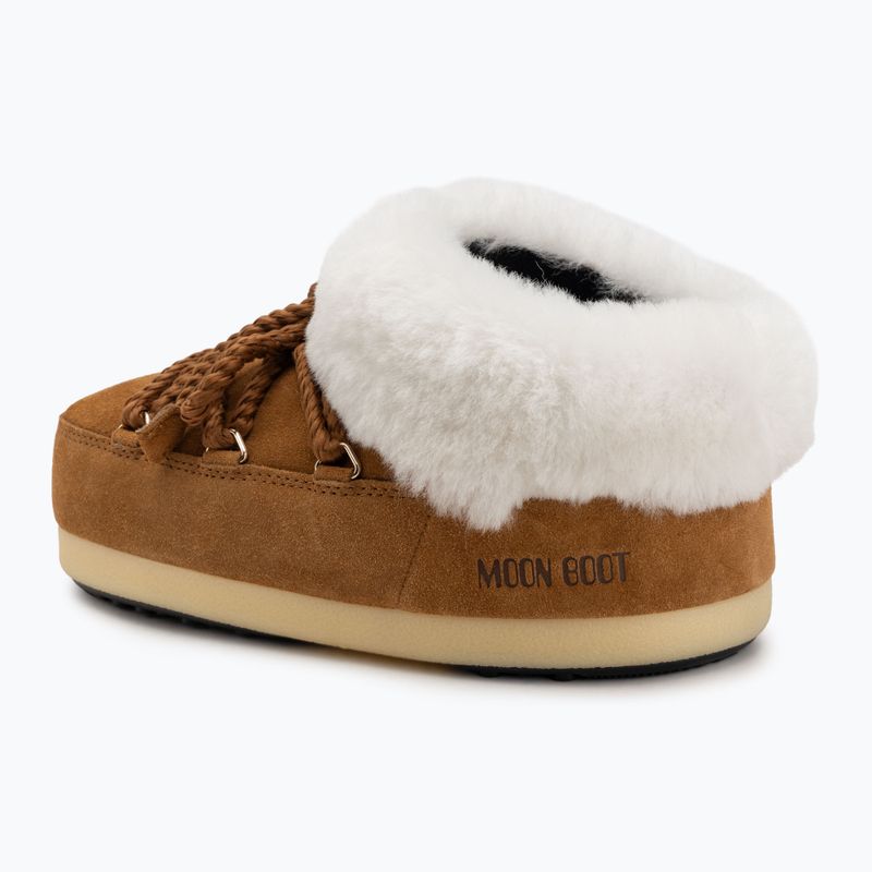 Donna Moon Boot Evx Mule Stivali da neve in pelle scamosciata cognac/naturale 3