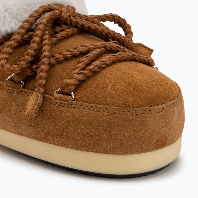 Donna Moon Boot Evx Mule Stivali da neve in pelle scamosciata cognac/naturale 7