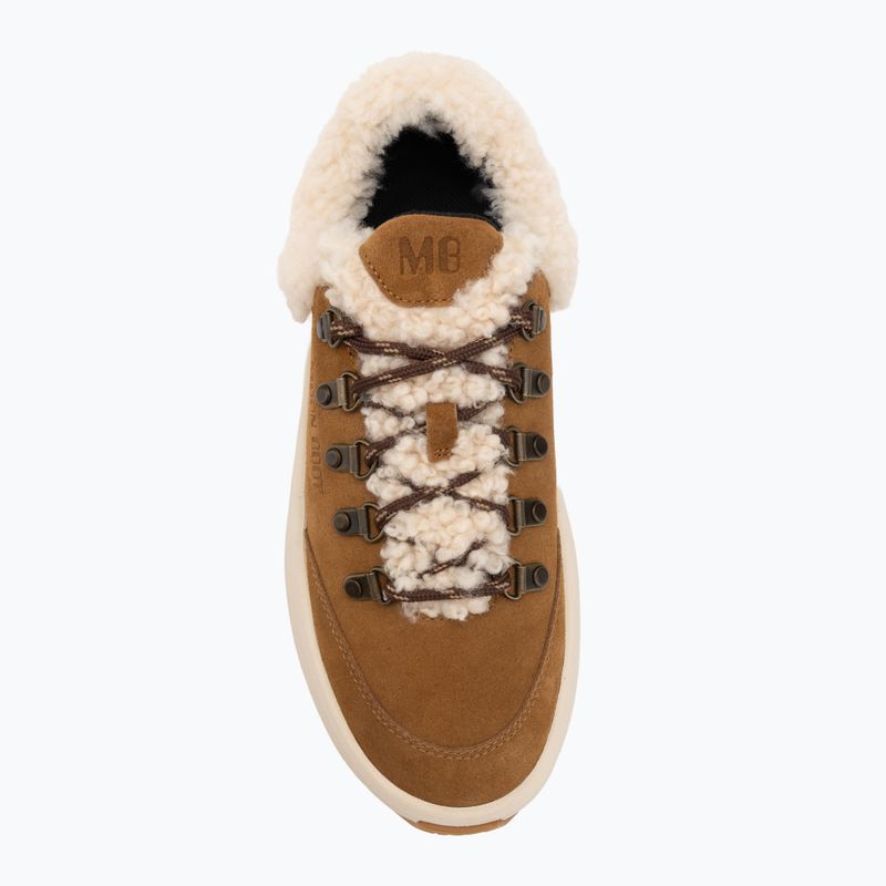 Donna Moon Boot Moon247 City Shearling stivali da neve cognac 5