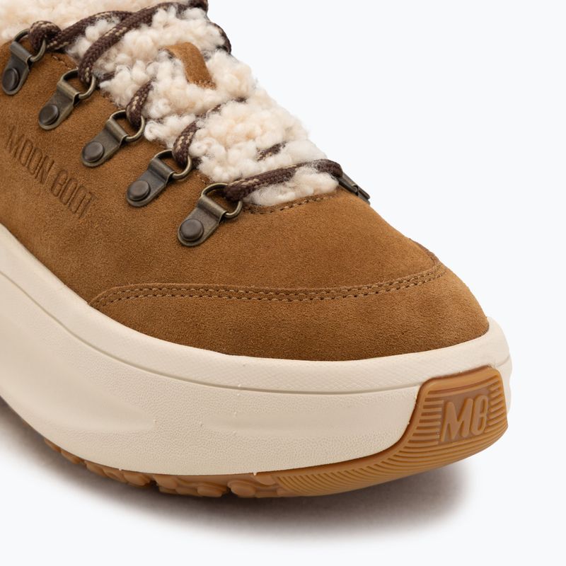 Donna Moon Boot Moon247 City Shearling stivali da neve cognac 7