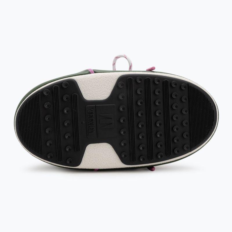 Stivali da neve da donna Moon Boot Icon Low Space Racing verde bosco/argento/rosa 4