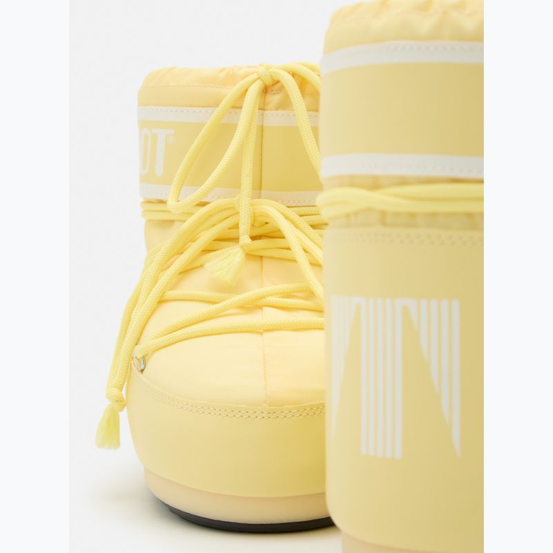 Stivali da neve donna Moon Boot Icon Low Nylon giallo chiaro 4